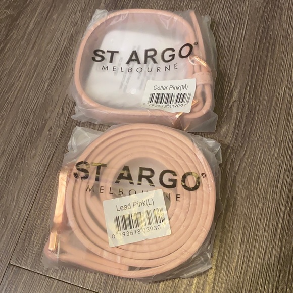 ST ARGO Other - ST ARGO Medium Collar and Lead - Pink